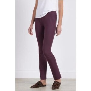 NWT Soft Surroundings Plum Perfect Ponte Straight Leg Pants Size XL